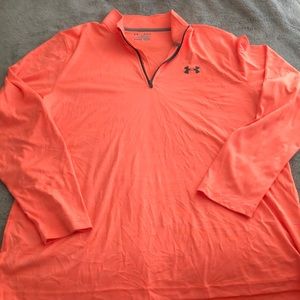 Under Armour Heat Gear Orange Light Weight Shirt